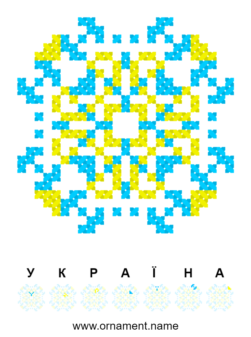 Текстовий орнамент: Україна