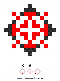 Текстовый украинский орнамент: KAI 2