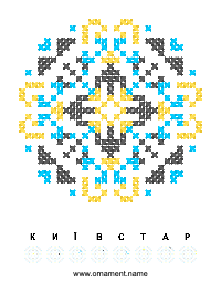 Текстовый украинский орнамент: Київстар