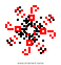 Текстовый украинский орнамент: Вікторія