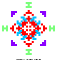 Текстовый украинский орнамент: Яна
