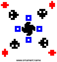 Текстовый украинский орнамент: ілля