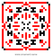 Текстовый украинский орнамент: Іванка