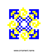 Текстовый украинский орнамент: Анна