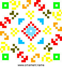 Текстовый украинский орнамент: Олександр