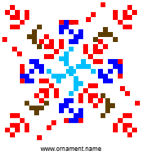 Текстовый украинский орнамент: Діана