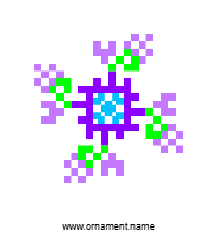 Текстовый украинский орнамент: фіолет