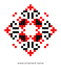 Текстовый украинский орнамент: Марія