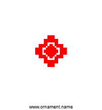 Текстовый украинский орнамент: орнамент на імя Захар