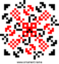 Текстовый украинский орнамент: Ірина