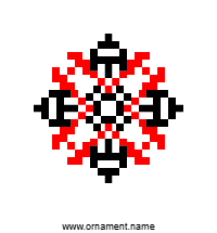 Текстовый украинский орнамент: Олена