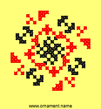 Текстовый украинский орнамент: Тетяна