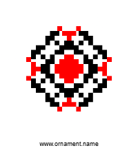 Текстовый украинский орнамент: Анна