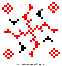 Текстовый украинский орнамент: zlaaata