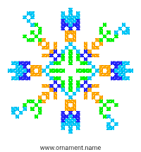 Текстовый украинский орнамент: Володимир