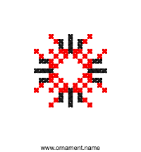 Текстовый украинский орнамент: Еві