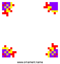 Текстовый украинский орнамент: інна