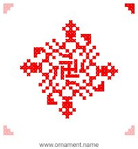 Текстовый украинский орнамент: IDK