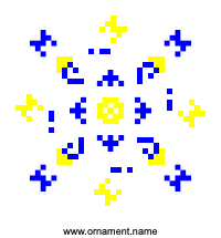 Текстовый украинский орнамент: Марія